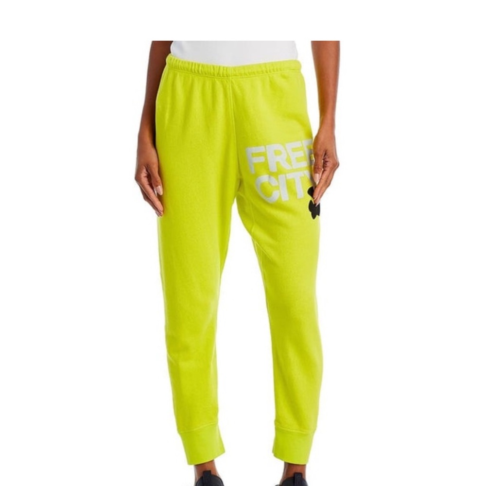 FREECITY Logo Cotton Sweatpants
